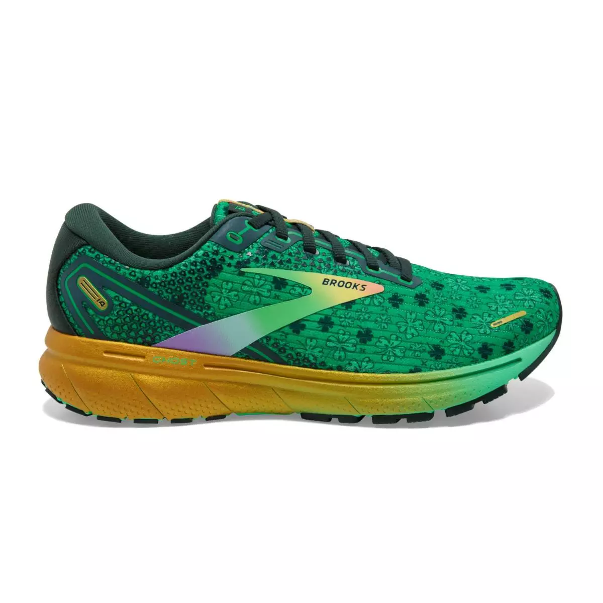 Men's Brooks Ghost 14 - St. Patrick's Day Limited Edition - 110369 1D 354 1 Men's Brooks Ghost 14 - St. Patrick's Day Limited Edition - 110369 1D 354
