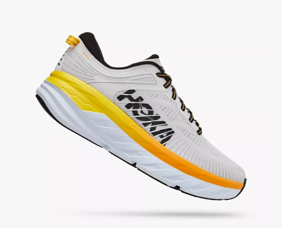 Men's HOKA Bondi 7 - 1110518-NCRY 4 Men's HOKA Bondi 7 - 1110518-NCRY - Image 4