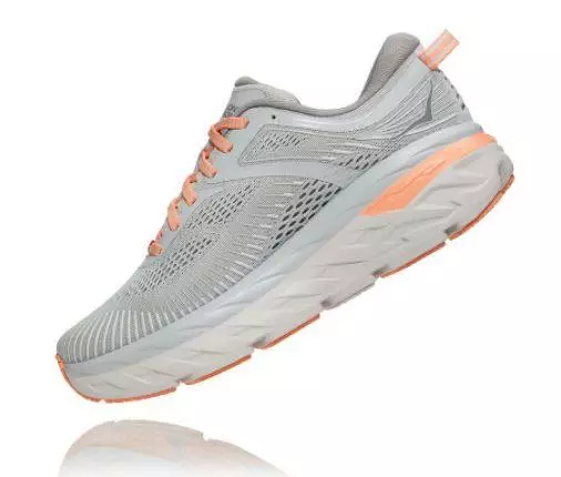 Women's HOKA Bondi 7 (Wide - D) - 1110531-HMSH 3 Women's HOKA Bondi 7 (Wide - D) - 1110531-HMSH - Image 3